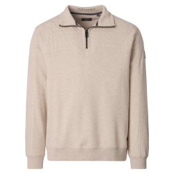 CASAMODA Herren Sweat-Troyer Zipper Regular Baumwollmix...