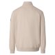 CASAMODA Herren Sweat-Troyer Zipper Regular Baumwollmix Beige
