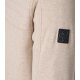 CASAMODA Herren Sweat-Troyer Zipper Regular Baumwollmix Beige