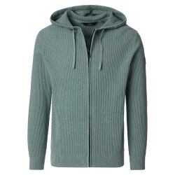CASAMODA Herren Strickjacke Kapuze Zipper Regular...