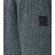 CASAMODA Herren Strick-Troyer Zipper Regular Baumwolle Grün