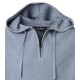 CASAMODA Herren Strick-Hoodie Kapuze Zipper Regular Hellblau