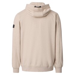 CASAMODA Herren Sweatjacke Kapuze Zipper Baumwollmix Beige