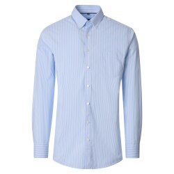 CASAMODA Herren Freizeithemd Langarm Button-Down Blau...