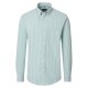 CASAMODA Herren Freizeithemd Langarm Button-Down Grün gestreift