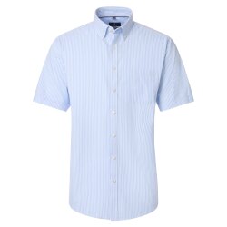 CASAMODA Herren Freizeithemd Button-Down Casual Blau...