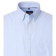 CASAMODA Herren Freizeithemd Button-Down Casual Blau gestreift
