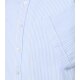 CASAMODA Herren Freizeithemd Button-Down Casual Blau gestreift