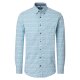 CASAMODA Herren Freizeithemd Button-Down Comfort Grün gepunktet