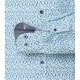 CASAMODA Herren Freizeithemd Button-Down Comfort Grün gepunktet