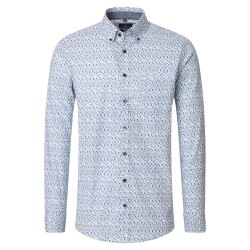 CASAMODA Herren Freizeithemd Button-Down Casual Beige...