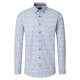 CASAMODA Herren Freizeithemd Button-Down Casual Beige gepunktet