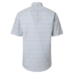 CASAMODA Herren Freizeithemd Button-Down Casual Gelb...