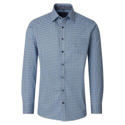 CASAMODA Herren Freizeithemd Langarm Kent Casual Blau...