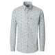 CASAMODA Herren Freizeithemd Langarm Kent Casual Grün Muster