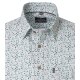 CASAMODA Herren Freizeithemd Langarm Kent Casual Grün Muster