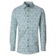 CASAMODA Herren Freizeithemd Langarm Kent Casual Grün Muster