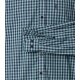 CASAMODA Herren Freizeithemd Langarm Button-Down Casual Grün Karo
