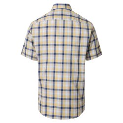CASAMODA Herren Freizeithemd Kurzarm Button-Down Casual...