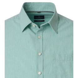 CASAMODA Herren Freizeithemd Langarm Kent Casual Leinen Grün