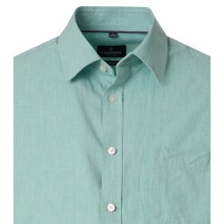 CASAMODA Herren Freizeithemd Kurzarm Kent Casual Leinen Grün