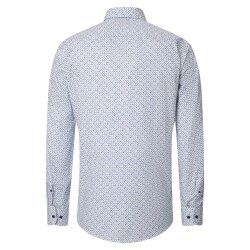 CASAMODA Herren Freizeithemd Lang Button-Down Casual Blau...