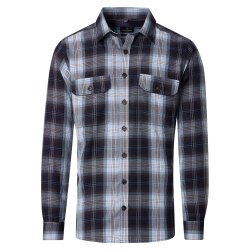 CASAMODA Herren Freizeithemd Langarm Kent Casual Braun Karo