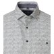 CASAMODA Herren Freizeithemd Langarm Kent Casual Grün Muster
