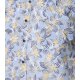 CASAMODA Herren Freizeithemd Kurz Button-Down Casual Blau Muster