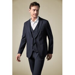 Greiff FLOW Herren Business Hose Regular Stretch Marine