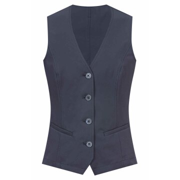 Greiff FLOW Damen Business Weste V-Neck Regular Stretch Marine