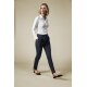 Greiff FLOW Damen Business Bluse Langarm Kent Regular Stretch Weiß