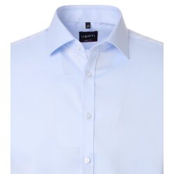VENTI Herren Businesshemd Langarm Kent Body-Fit Hellblau
