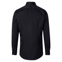 VENTI Herren Businesshemd 72er Langarm Kent Body-Fit Schwarz