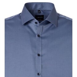 VENTI Herren Businesshemd 69er Langarm Kent Body-Fit Blau