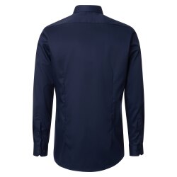 VENTI Herren Businesshemd 69er Langarm Kent Body-Fit Marine