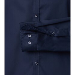VENTI Herren Businesshemd 69er Langarm Kent Body-Fit Marine