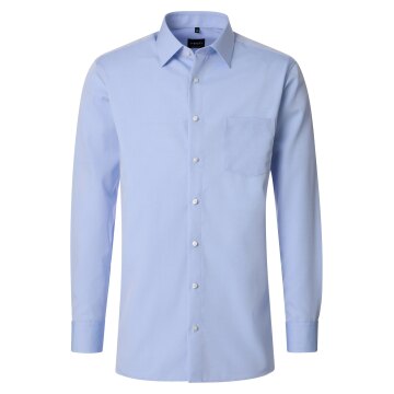 VENTI Herren Businesshemd Langarm Kent Comfort-Fit Hellblau