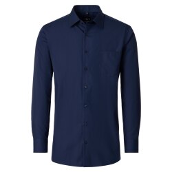 VENTI Herren Businesshemd Langarm Kent Comfort-Fit Marine