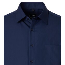 VENTI Herren Businesshemd Langarm Kent Comfort-Fit Marine