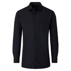 VENTI Herren Businesshemd Langarm Kent Comfort-Fit Schwarz