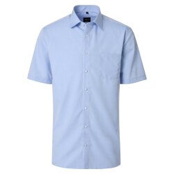 VENTI Herren Businesshemd Kurzarm Kent Comfort-Fit Hellblau