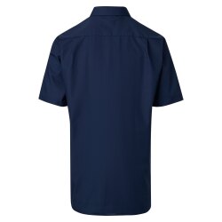 VENTI Herren Businesshemd Kurzarm Kent Comfort-Fit Marine