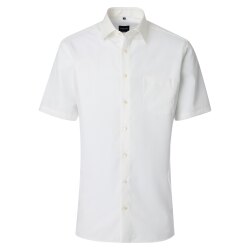 VENTI Herren Businesshemd Kurzarm Kent Comfort-Fit Creme