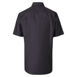 VENTI Herren Businesshemd Kurzarm Kent Comfort-Fit Anthrazit