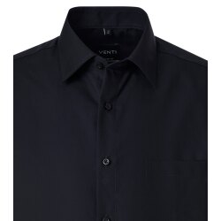 VENTI Herren Businesshemd Kurzarm Kent Comfort-Fit Schwarz