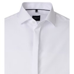 VENTI Herren Businesshemd Langarm Kent UMA Comfort-Fit Weiß
