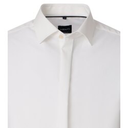 VENTI Herren Businesshemd Langarm Kent UMA Comfort-Fit Creme