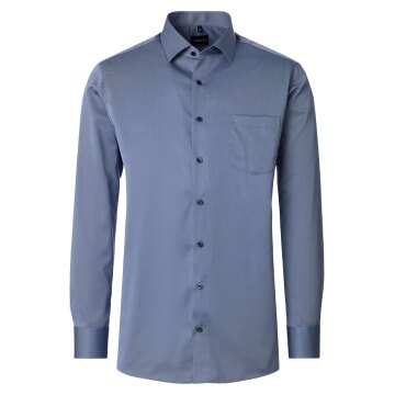 VENTI Herren Businesshemd Langarm Kent Modern-Fit Blau