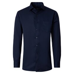 VENTI Herren Businesshemd Langarm Kent Modern-Fit Marine